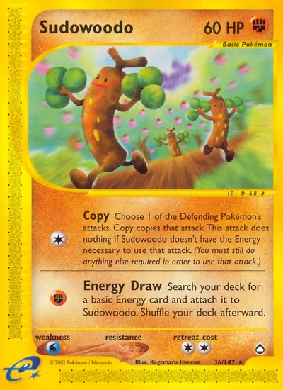 Sudowoodo – Aquapolis nr 036/147 (Standard)
