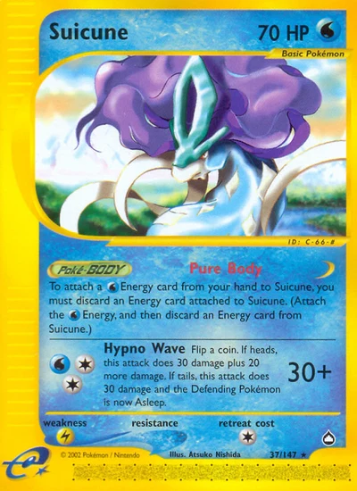 Suicune – Aquapolis nr 037/147 (Standard)