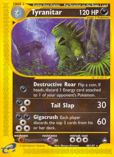 Tyranitar – Aquapolis nr 040/147 (Standard)