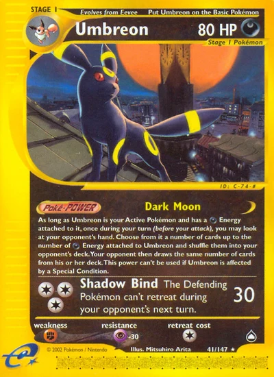 Umbreon – Aquapolis nr 041/147 (Standard)