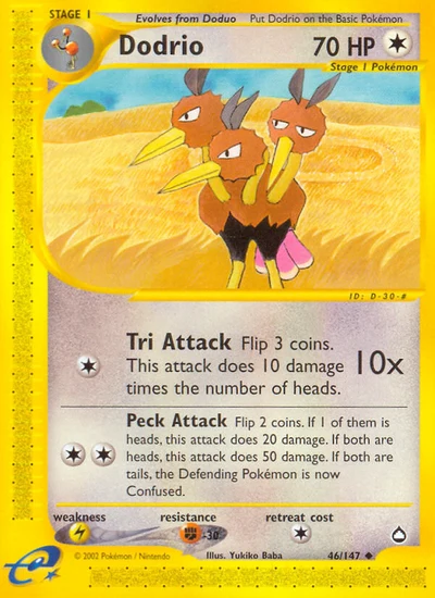 Dodrio – Aquapolis nr 046/147 (Standard)