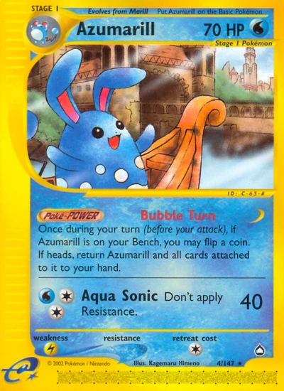 Azumarill – Aquapolis nr 004/147 (Standard)