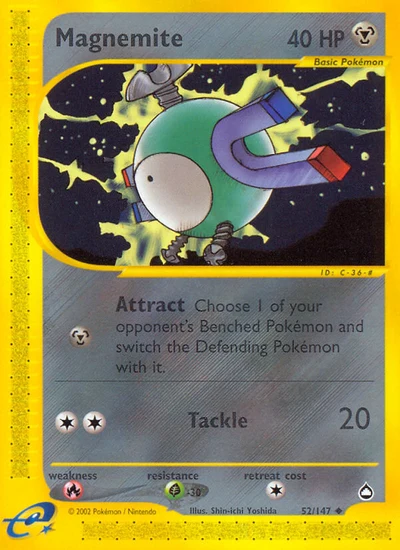 Magnemite – Aquapolis nr 052/147 (Standard)
