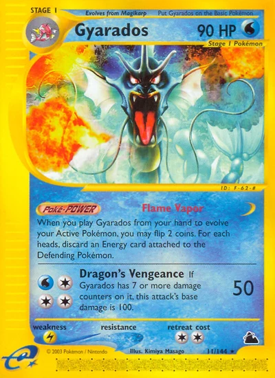 Gyarados – Skyridge nr 011/144 (Standard)