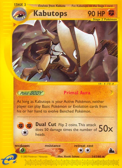 Kabutops – Skyridge nr 014/144 (Standard)