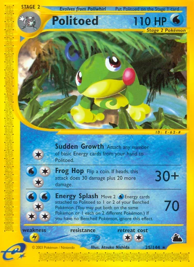 Politoed – Skyridge nr 025/144 (Standard)