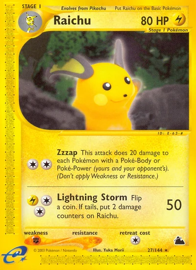 Raichu – Skyridge nr 027/144 (Standard)