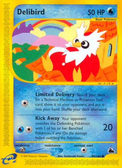 Delibird – Skyridge nr 049/144 (Standard)