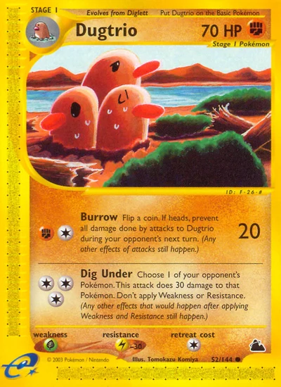 Dugtrio – Skyridge nr 052/144 (Standard)