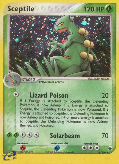 Sceptile – Ruby & Sapphire nr 011/109 (Standard)