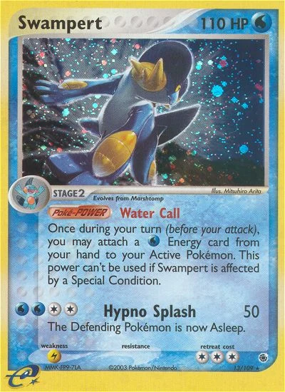 Swampert – Ruby & Sapphire nr 013/109 (Standard)