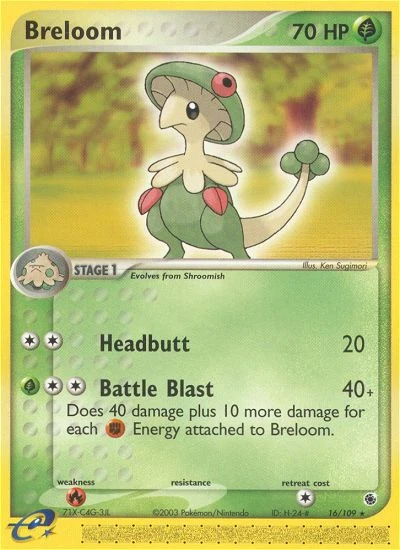 Breloom – Ruby & Sapphire nr 016/109 (Standard)