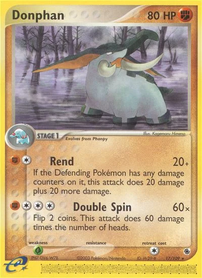 Donphan – Ruby & Sapphire nr 017/109 (Standard)