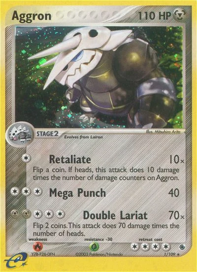 Aggron – Ruby & Sapphire nr 001/109 (Standard)
