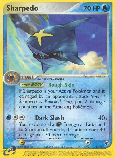 Sharpedo – Ruby & Sapphire nr 022/109 (Standard)