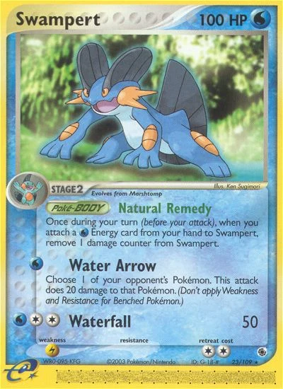 Swampert – Ruby & Sapphire nr 023/109 (Standard)