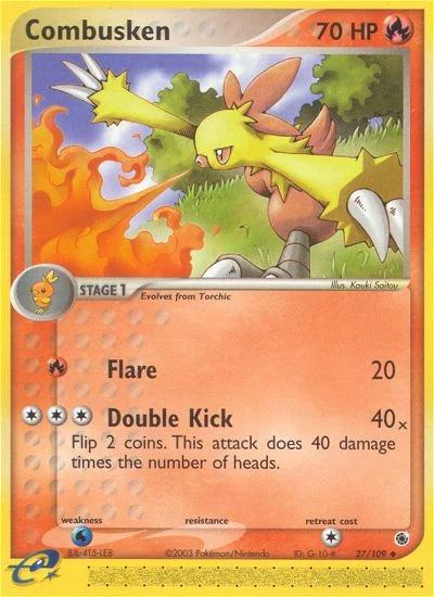 Combusken – Ruby & Sapphire nr 027/109 (Standard)