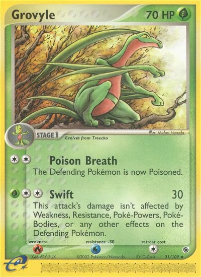 Grovyle – Ruby & Sapphire nr 031/109 (Standard)