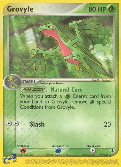 Grovyle – Ruby & Sapphire nr 032/109 (Standard)