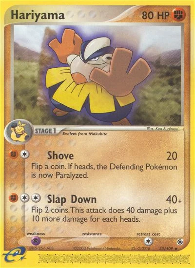 Hariyama – Ruby & Sapphire nr 033/109 (Standard)