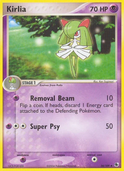 Kirlia – Ruby & Sapphire nr 034/109 (Standard)