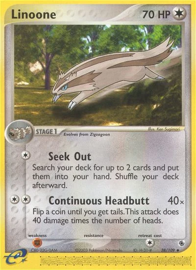Linoone – Ruby & Sapphire nr 038/109 (Standard)