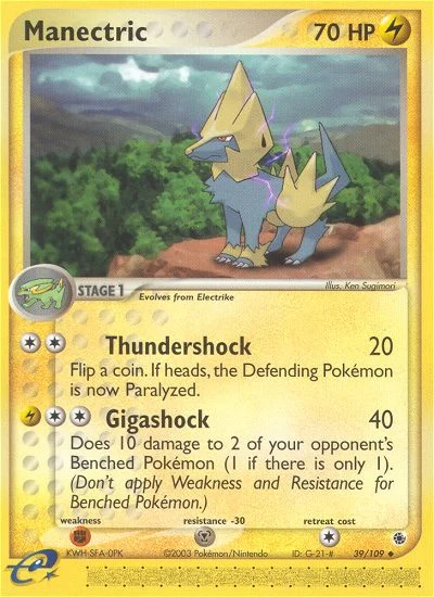 Manectric – Ruby & Sapphire nr 039/109 (Standard)