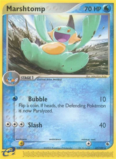 Marshtomp – Ruby & Sapphire nr 040/109 (Standard)