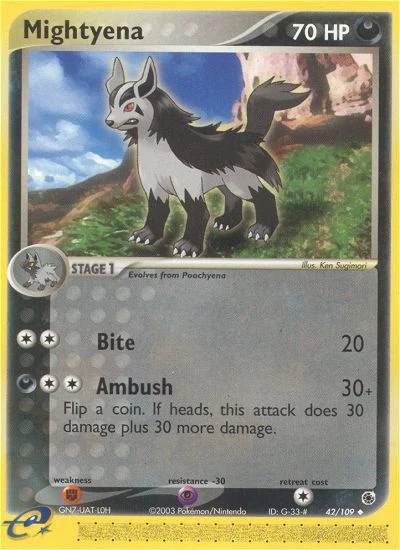Mightyena – Ruby & Sapphire nr 042/109 (Standard)
