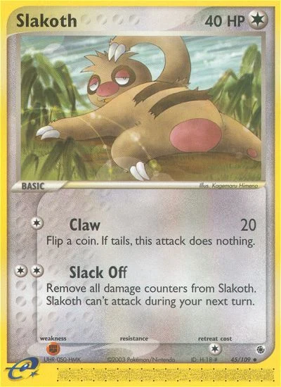 Slakoth – Ruby & Sapphire nr 045/109 (Standard)