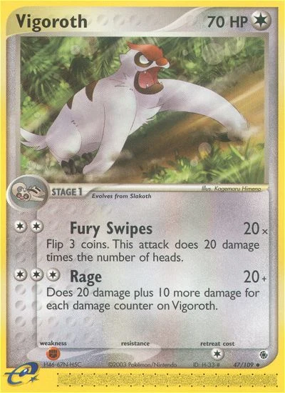 Vigoroth – Ruby & Sapphire nr 047/109 (Standard)