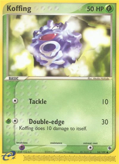 Koffing – Ruby & Sapphire nr 054/109 (Standard)