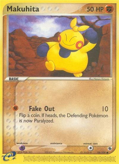 Makuhita – Ruby & Sapphire nr 058/109 (Standard)