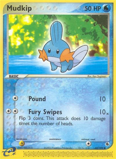 Mudkip – Ruby & Sapphire nr 060/109 (Standard)