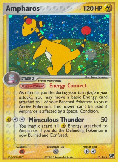Ampharos – Unseen Forces nr 001/115 (Standard)