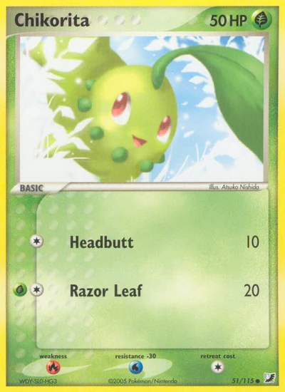 Chikorita – Unseen Forces nr 051/115 (Standard)