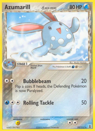 Azumarill δ – Delta Species nr 019/113 (Standard)