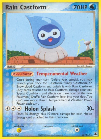 Rain Castform – Delta Species nr 026/113 (Standard)