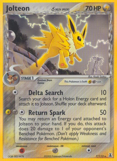 Jolteon δ – Delta Species nr 007/113 (Standard)