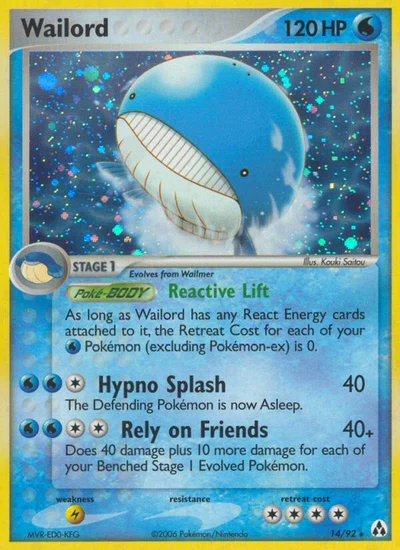 Wailord – Legend Maker nr 014/092 (Standard)