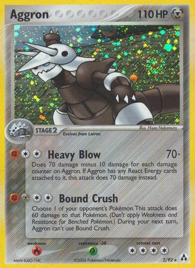Aggron – Legend Maker nr 002/092 (Standard)