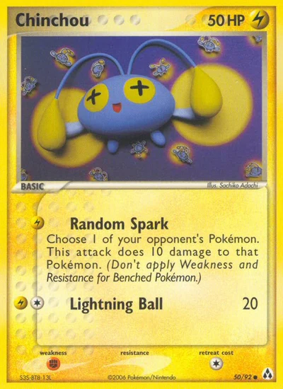Chinchou – Legend Maker nr 050/092 (Standard)