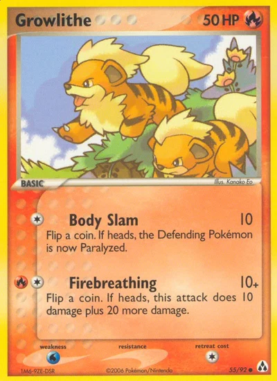 Growlithe – Legend Maker nr 055/092 (Standard)