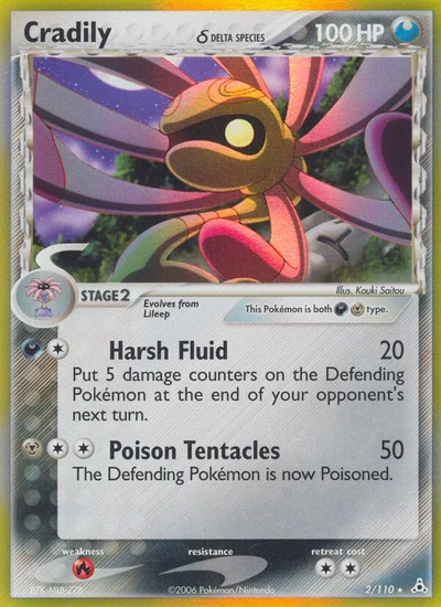 Cradily δ – Holon Phantoms nr 002/110 (Standard)