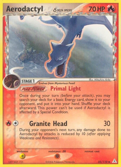 Aerodactyl δ – Holon Phantoms nr 035/110 (Standard)