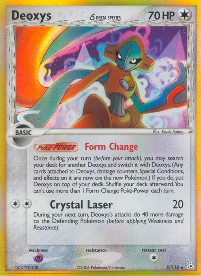 Deoxys δ – Holon Phantoms nr 005/110 (Standard)