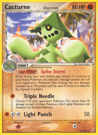 Cacturne δ – Crystal Guardians nr 015/100 (Standard)