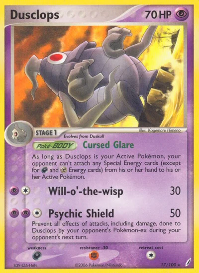 Dusclops – Crystal Guardians nr 017/100 (Standard)