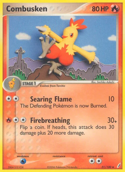 Combusken – Crystal Guardians nr 031/100 (Standard)