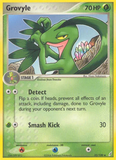 Grovyle – Crystal Guardians nr 032/100 (Standard)